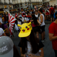 Quedada Pokémon en Sol, Madrid. Imagen: Daniel Ochoa de Olza (AP)